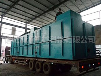 發(fā)往貴州畢節(jié)地埋式污水處理設備